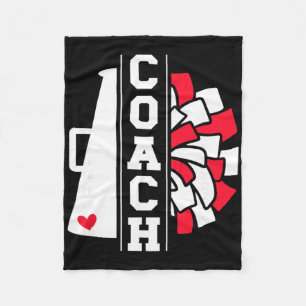Cheer Coach Appreciation Cheerleading Coach _1 Fleece Blanket