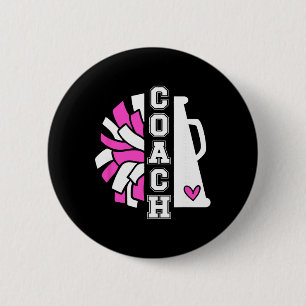 Cheer Coach Appreciation Cheerleading Coach  2 Inch Round Button