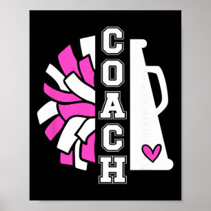 Cheer Coach Appreciation Cheerleading Coach Poster