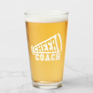 Cheer Coach Beer Glass