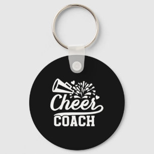 Cheer Coach Best Cheerleader Coach Cheerleading Co Keychain