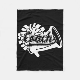 Cheer Coach Best Cheerleading Coach Appreciation Fleece Blanket