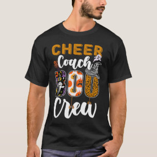 Cheer Coach Boo Crew Ghost Cheerleader Halloween M T-Shirt