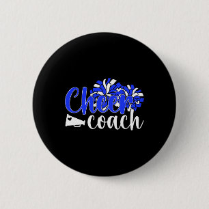 Cheer Coach Cheerleader Coach Appreciation _1 2 Inch Round Button