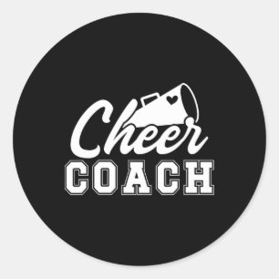 Cheer Coach Cheerleader Coach Cheerleading Coach _ Classic Round Sticker