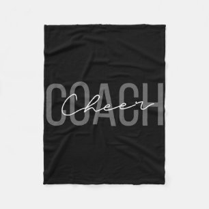 Cheer Coach Cheerleading _1 Fleece Blanket