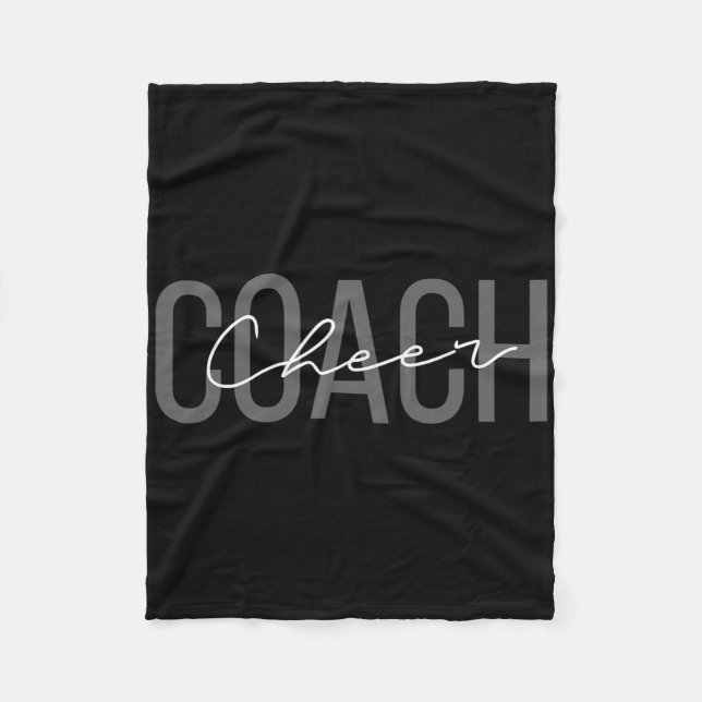 Cheer Coach Cheerleading _1  Fleece Blanket (Front)