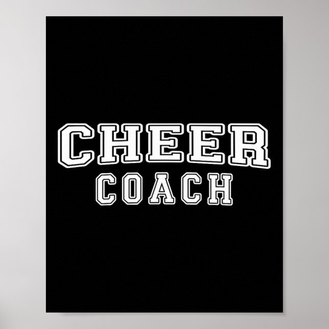 Cheer Coach Cheerleading Coach _1  Poster (Front)