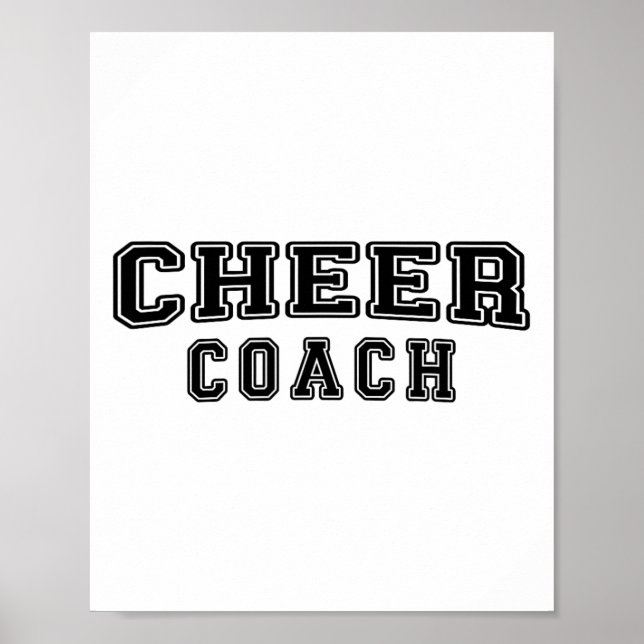 Cheer Coach Cheerleading Coach _2  Poster (Front)