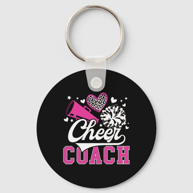 Cheer Coach Cheerleading Coach Appreciation _1  Keychain (Front)