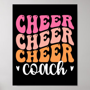Cheer Coach Cheerleading Coach Cheerleader Coach  Poster