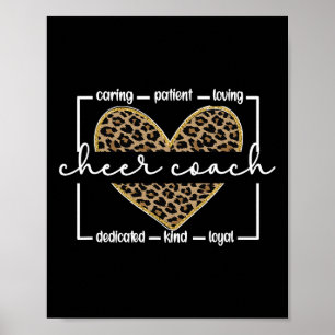 Cheer Coach Cheerleading Coach Cheerleader Coach _ Poster