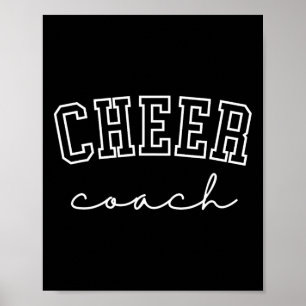 Cheer Coach Cheerleading Poster