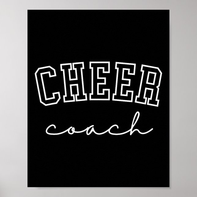 Cheer Coach Cheerleading  Poster (Front)