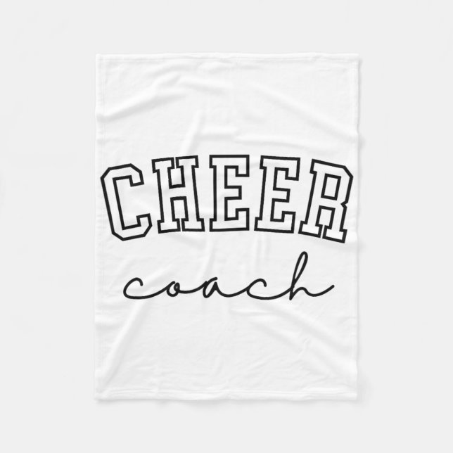 Cheer Coach Cheerleading , Small  Fleece Blanket (Front)