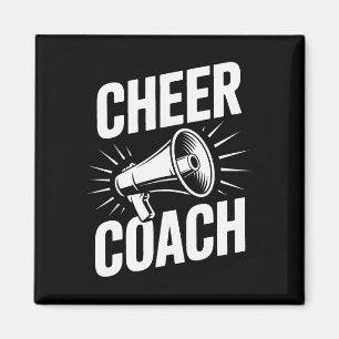 Cheer Coach Cheerleading Squad Motivator Practice  Magnet