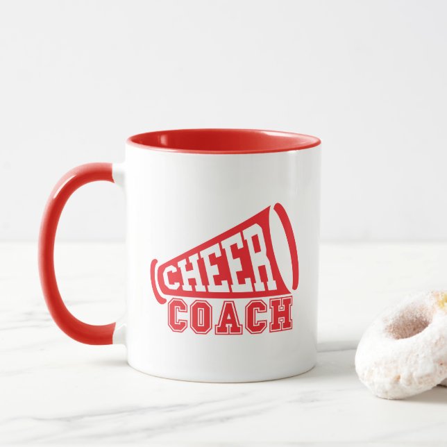 Cheer Coach Coffee Mug (With Donut)