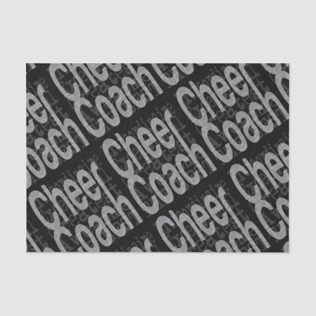 Cheer Coach Extraordinaire Tissue Paper (Front)
