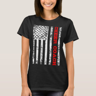 Cheer Coach Flag T-Shirt