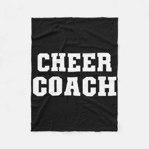 Cheer Coach Gift Cheerleading Coach Cheer Practice Fleece Blanket