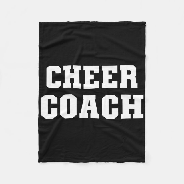 Cheer Coach Gift Cheerleading Coach Cheer Practice Fleece Blanket (Front)