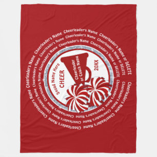 Cheer Coach Gifts, Cheerleading Gifts for Seniors Fleece Blanket