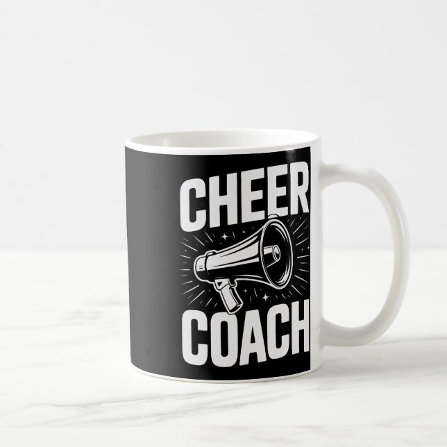 Cheer Coach High School Cheerleading Mentor  Coffee Mug (Right)