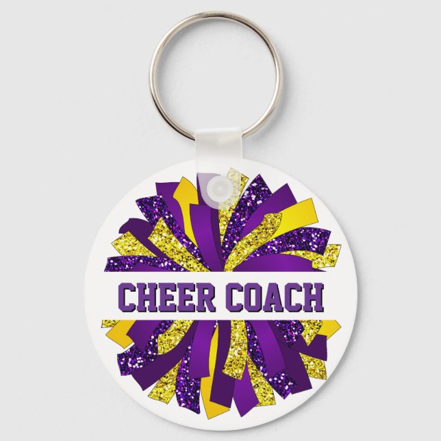 Cheer Coach  Keychain (Front)