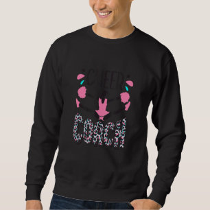 Cheer Coach Leopard Cheerleading Props Cheerleader Sweatshirt