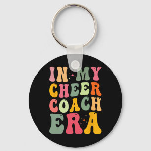 Cheer Coach Quote - In My Cheer Coach Era - Groovy Keychain