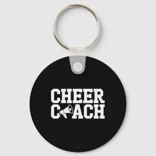 Cheer Coach Teaching Cheerleading Techniques  Keychain
