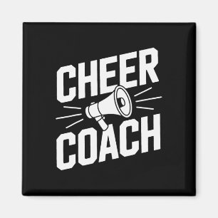 Cheer Coach Veteran Cheerleading Advisor Sports Te Magnet