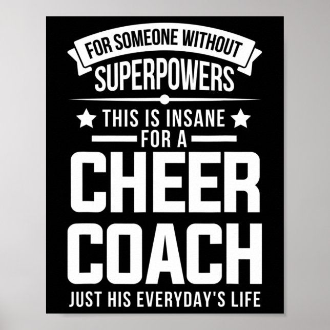 Cheer Coach's Everyday Life Cheerleading  Poster (Front)