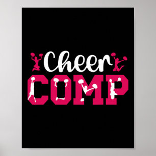 Cheer Comp Day Cheerleader Competition Day Cheerle Poster