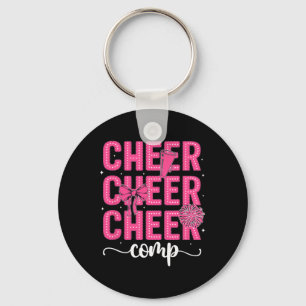 Cheer Comp Day Cheerleader Competition Day Coquett Keychain