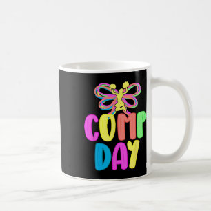 Cheer Comp Day Cheerleading Competition Day Preppy Coffee Mug