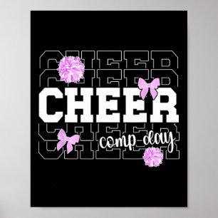 Cheer Competition Day For Cheerleading Fans Uni-ch Poster