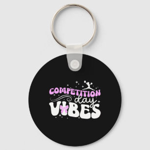 Cheer Competition Day Vibes Cheer Comp Day Cheerle Keychain