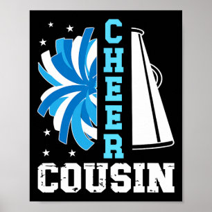 Cheer Cousin Cheerleader Cousin Proud Cheerleading Poster