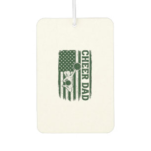 Cheer Dad American Flag Vintage Vector Design_1 Air Freshener