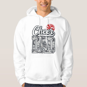 Cheer Dad Camo Pom Vintage Vector Design_1 Hoodie