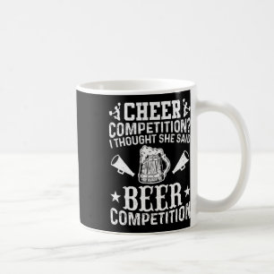 Cheer Dad Cheerleader Beer Competition Cheer Squad Coffee Mug