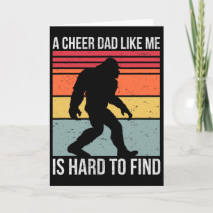 Cheer Dad Cheerleading Bigfoot _1  Card