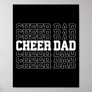 Cheer Dad Cheerleading Cheer Leading Poster