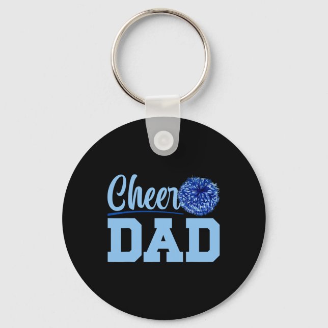 Cheer Dad Cheerleading Cheerleader Dad _2  Keychain (Front)