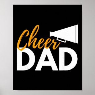 Cheer Dad - Cheerleading Cheerleader Dad Cheer Com Poster