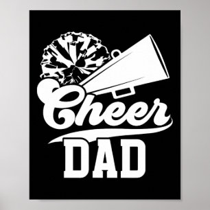 Cheer Dad Cheerleading Dad Cheerleader Dad Cheer F Poster