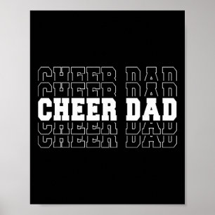 Cheer Dad Cheerleading Poster