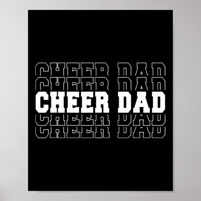 Cheer Dad Cheerleading  Poster (Front)