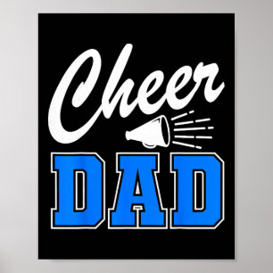 Cheer Dad Cheerleading Team Squad Cheerleader Fath Poster